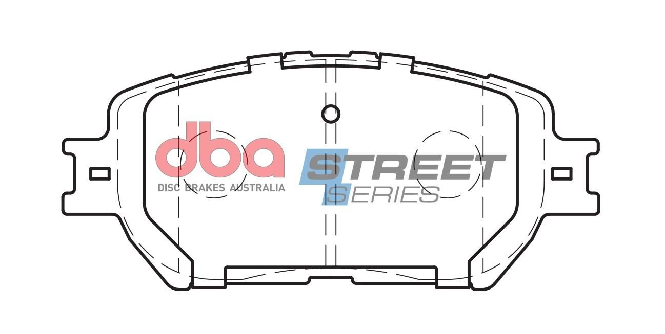 DBA SS STREET SERIES BRAKE PADS [ Toyota Camry / 2001-2006 F ] - TecDoc Only