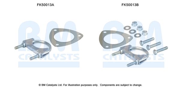 BM CATALYSTS FK50013 - Montagesatz, Abgasrohr