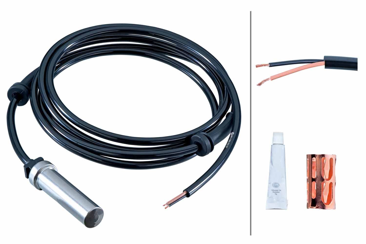 Hella 6PU 358 252-571 Sensor, Raddrehzahl
