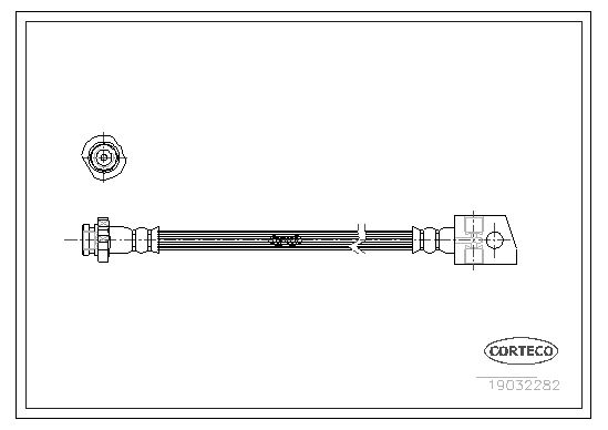 FLEXIBLE DE FREIN VAUXHALL  0705