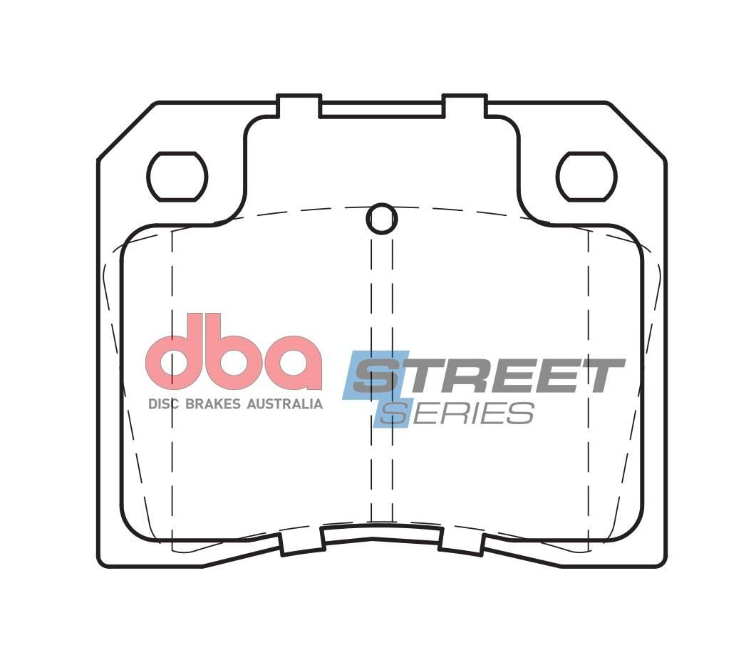 DBA SS STREET SERIES BRAKE PADS [ Jaguar/Ferrari,/Daimler/Jenson R ] - TecDoc Only