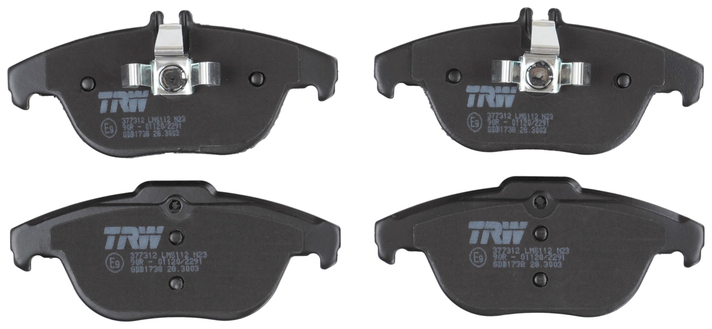 TRW DISC BRAKE PADS - TecDoc 2