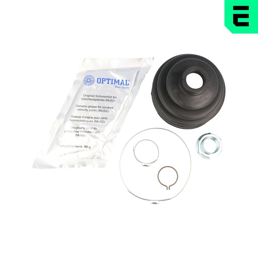 Faltenbalgsatz, Antriebswelle