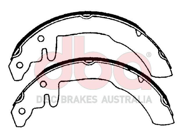 Street Series Brake Shoes [Fiat / Renault 228.6mm] - TecDoc Only