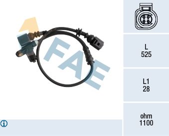 FAE 78176 - Sensor, Raddrehzahl