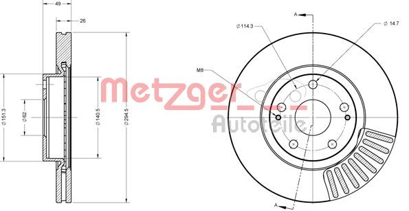 Brake Disc 6110276