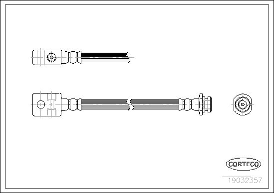 FLEXIBLE DE FREIN NISSAN PATROL  0705