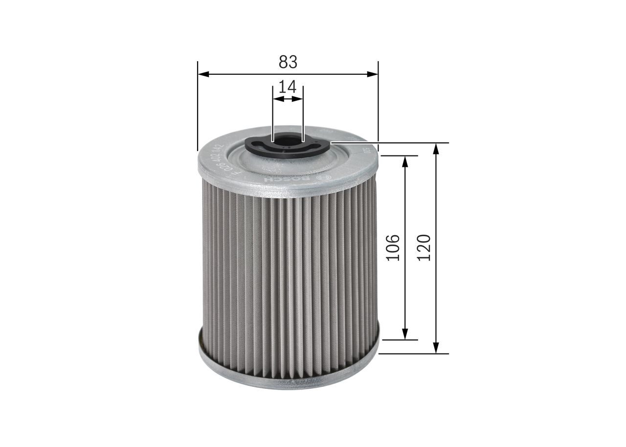 Filtro combustible