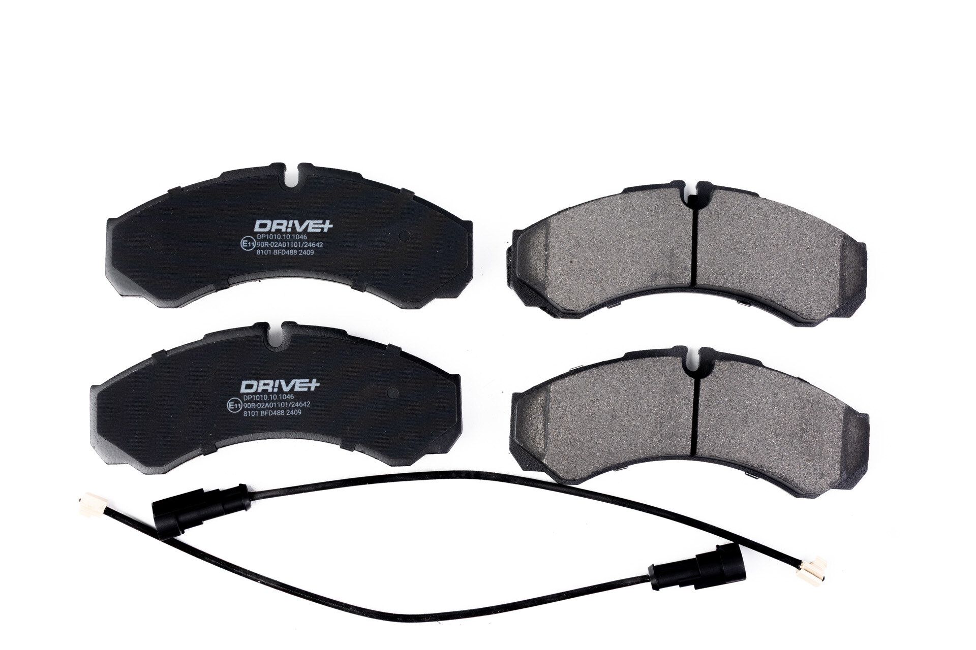 Bremsbelagsatz, Scheibenbremse