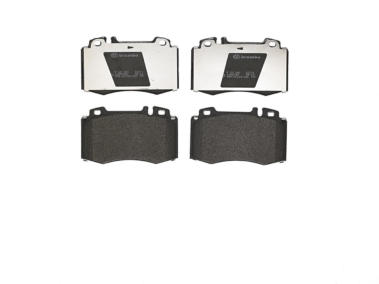 BREMBO P 50 041 - Bremsbelagsatz, Scheibenbremse PRIME LINE