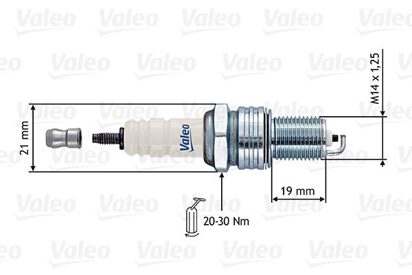 BOUGIE ALLU AUDI 80,90,100