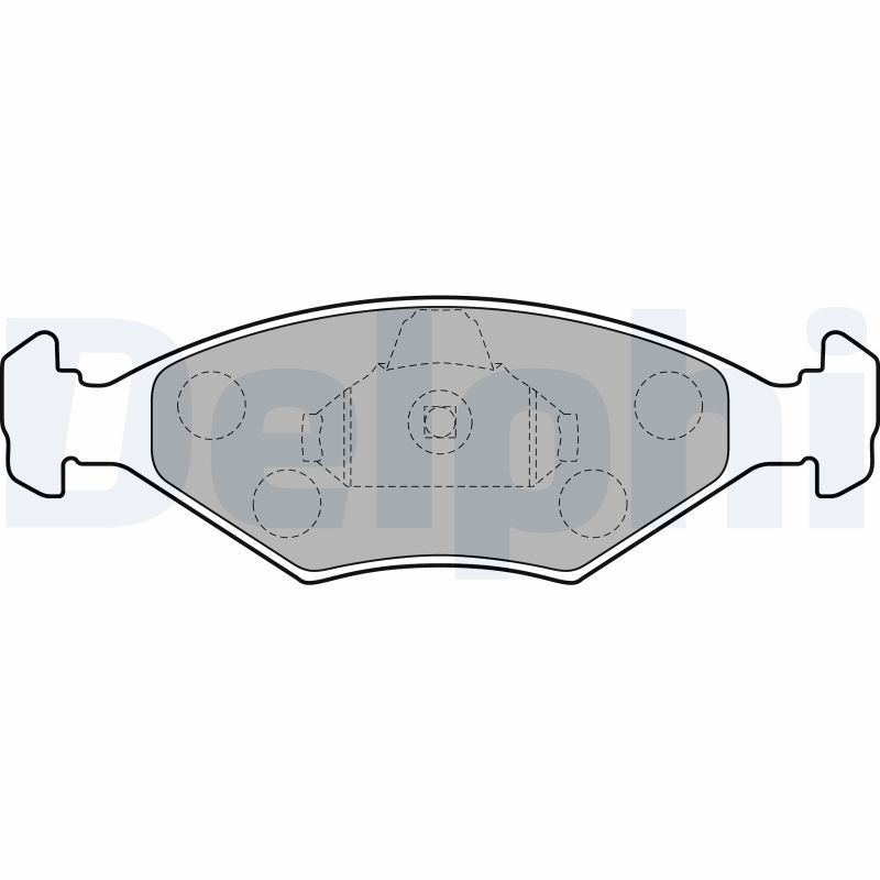 Brake Pad Set, disc brake LP1854