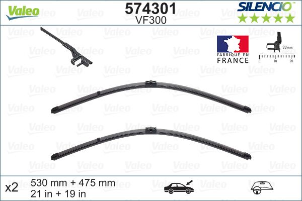 SILENCIO VF300 X2 VW GOLF 4  9900