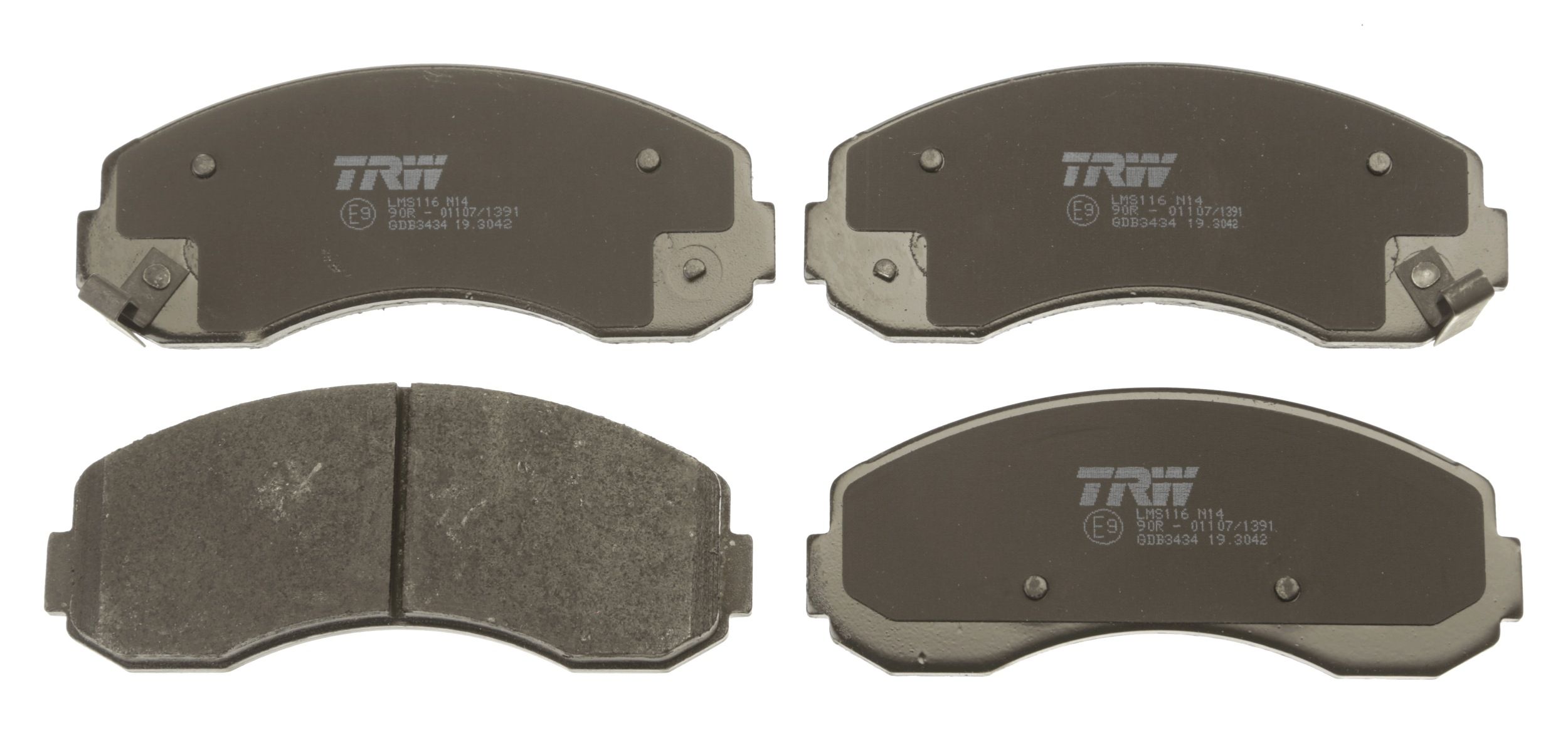 TRW DISC BRAKE PADS - TecDoc 2