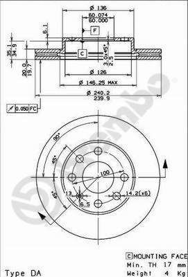 Brake Disc 09.8635.75