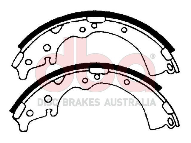 Street Series Brake Shoes [Toyota Crown 1974-87 254mm] - TecDoc Only