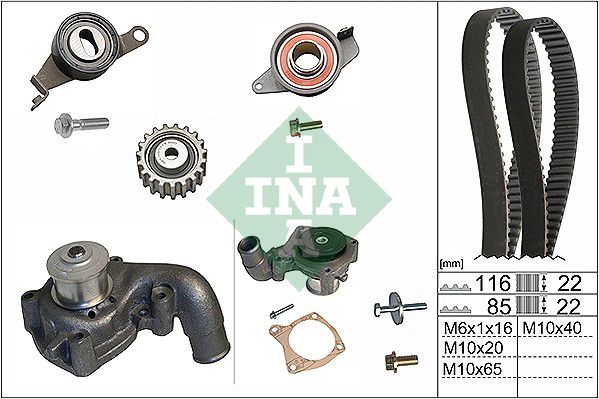 Water Pump & Timing Belt Kit 530 0010 31