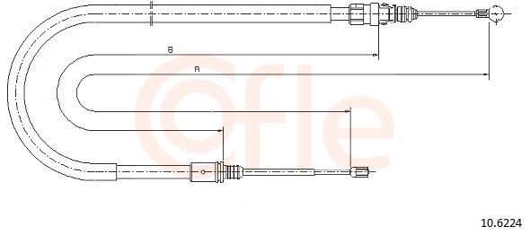 COFLE 10.6224 - Seilzug, Feststellbremse