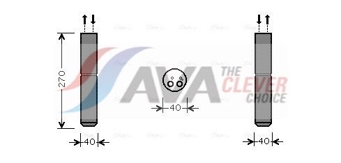 AVA QUALITY COOLING RTD493 - Trockner, Klimaanlage