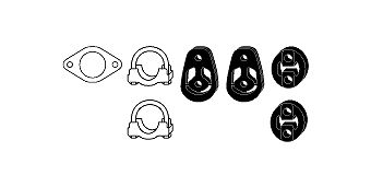 Montagesatz, Abgasanlage