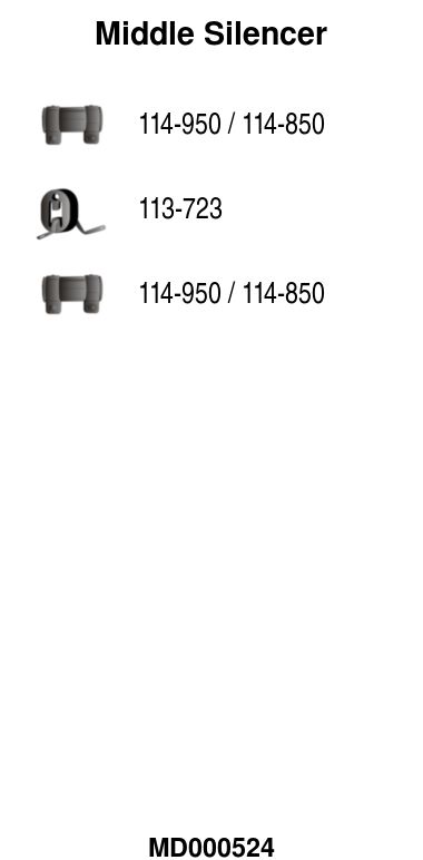 Mittelschalldämpfer