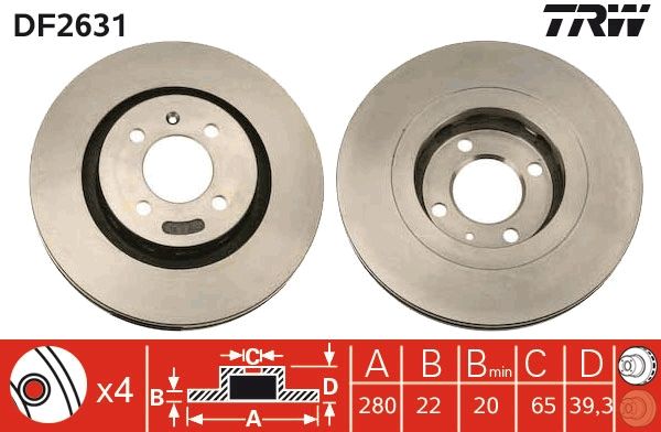 PAIRE DE DISQUES  9900