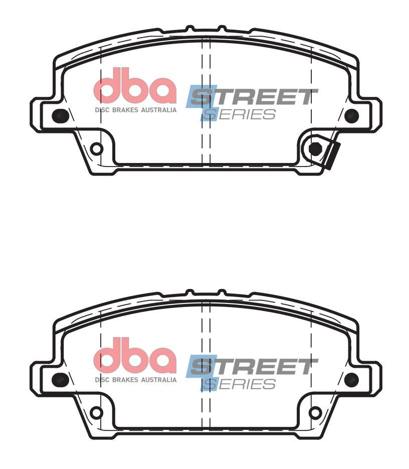 DBA SS STREET SERIES BRAKE PADS [ Honda Civic 2005 - 2011 F ] - TecDoc Only