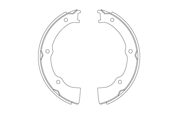 Bremsbackensatz, Feststellbremse