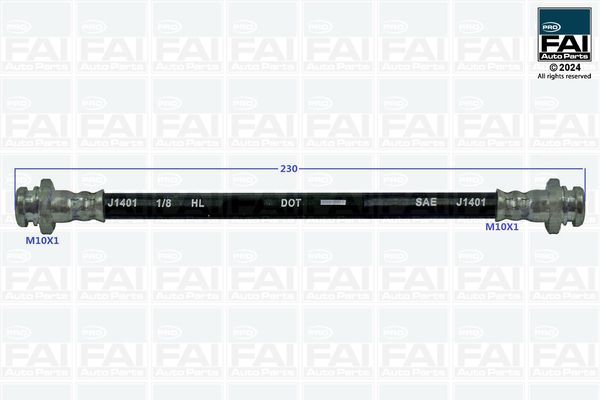 FPBH213 FAI AutoParts PRO fékcső