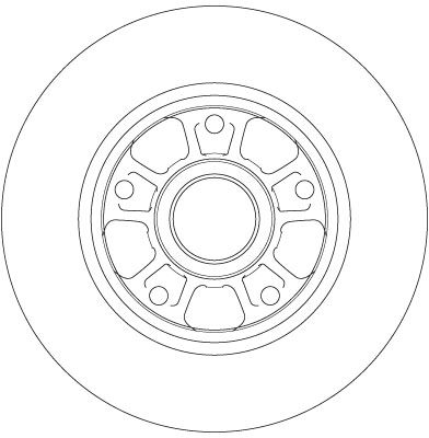 TRW BRAKE DISC - TWIN PACK - TecDoc 2