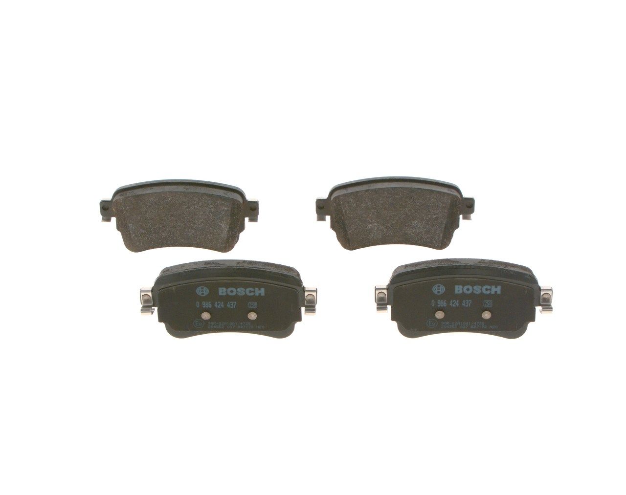 BOSCH 0 986 424 437 Brake Pad Set, disc brake