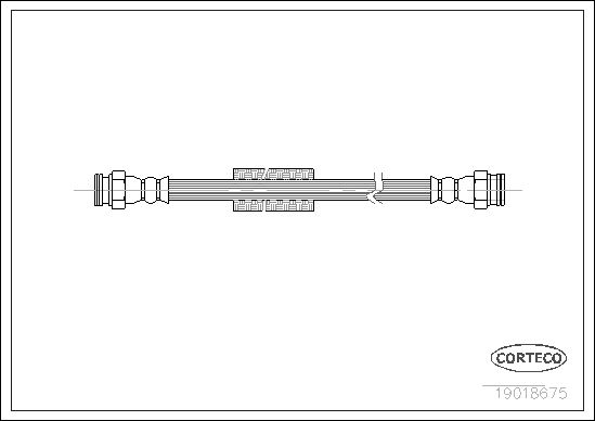 FLEXIBLE DE FREIN PEUGEOT-CITROE  0705