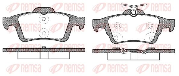 Brake Pad Set, disc brake 0842.70