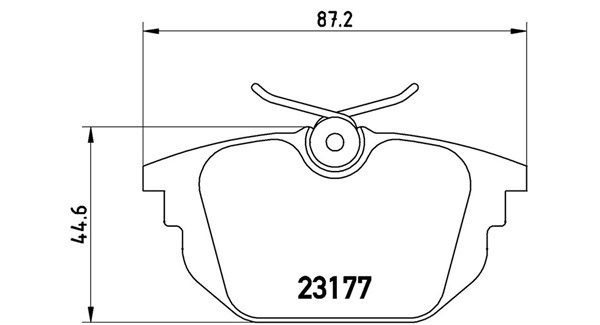 Bremsbelagsatz, Scheibenbremse