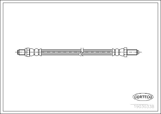 FLEXIBLE DE FREIN SAAB 95,96  0705