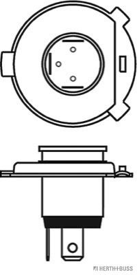Glühlampe, Fernscheinwerfer Glühlampe, Fernscheinwerfer