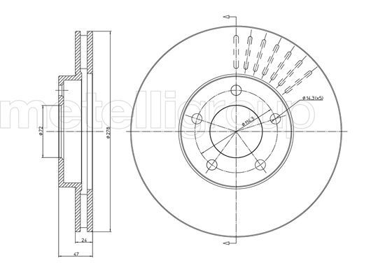 Brake Disc 23-1036C