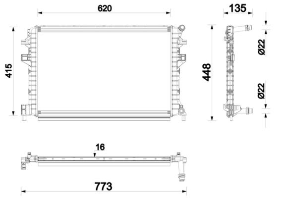 Niedertemperaturk&uuml;hler, Ladeluftk&uuml;hler
