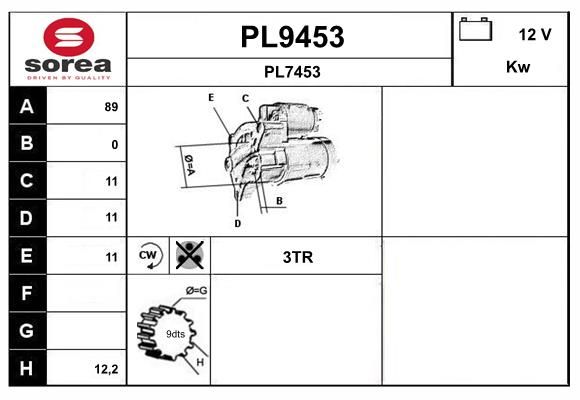 DEMARREUR PL -