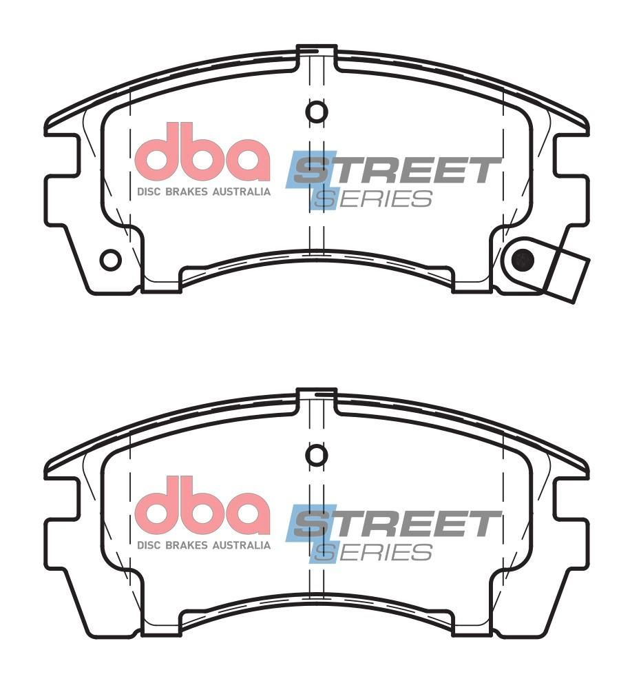 DBA SS STREET SERIES BRAKE PADS [ Mazda & Nissan 1991-99 F ] - TecDoc Only