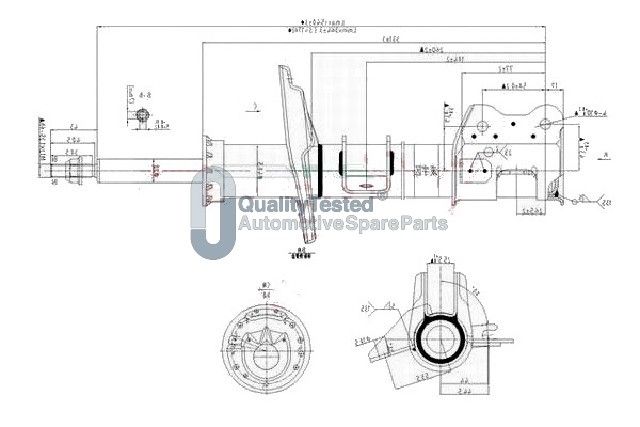 MQ-00159 JAPANPARTS Quality Tested lengéscsillapító