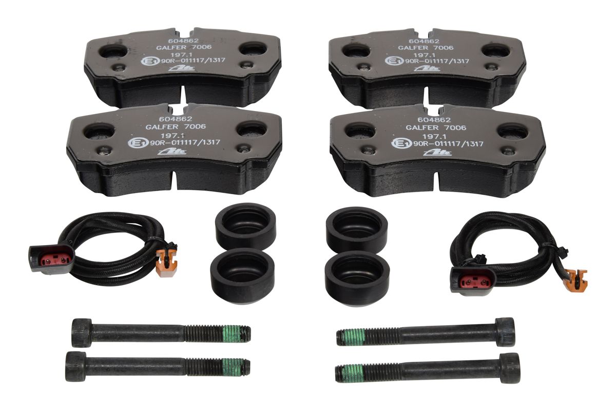 Bremsbelagsatz, Scheibenbremse