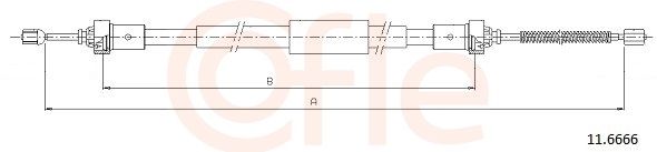 COFLE 11.6666 - Seilzug, Feststellbremse