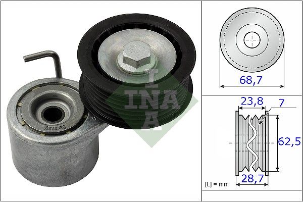 INA 534 0487 10 - Riemenspanner, Keilrippenriemen