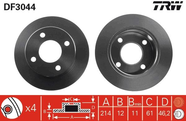 PAIRE DE DISQUES  9900