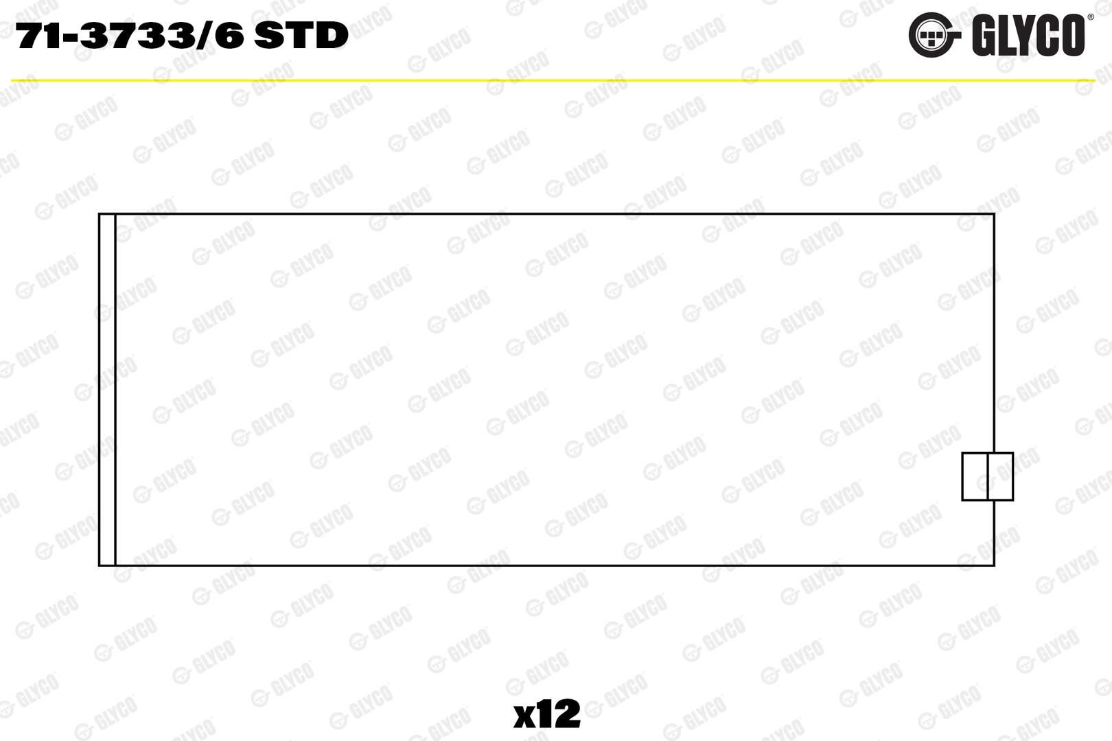 GLYCO 71-3733/6 STD - Pleuellager