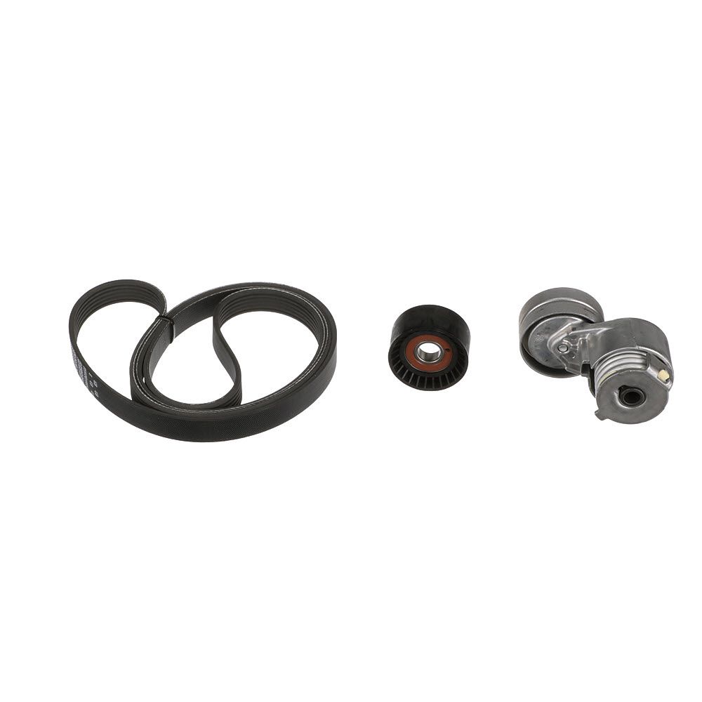 V formos rumbuotas diržas, komplektas