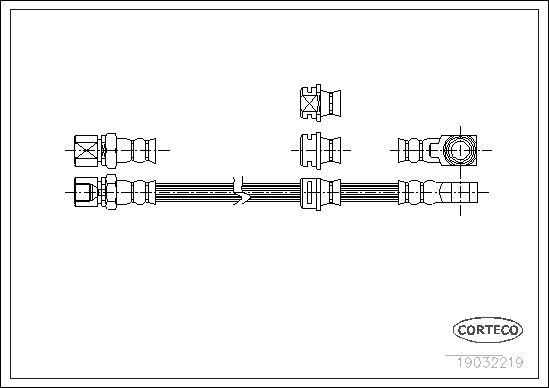 Brake Hose 19032219
