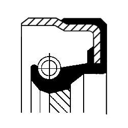 Wellendichtring, Differential