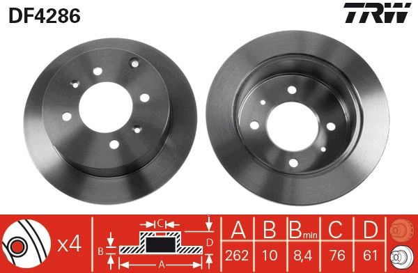 PAIRE DE DISQUES  9900